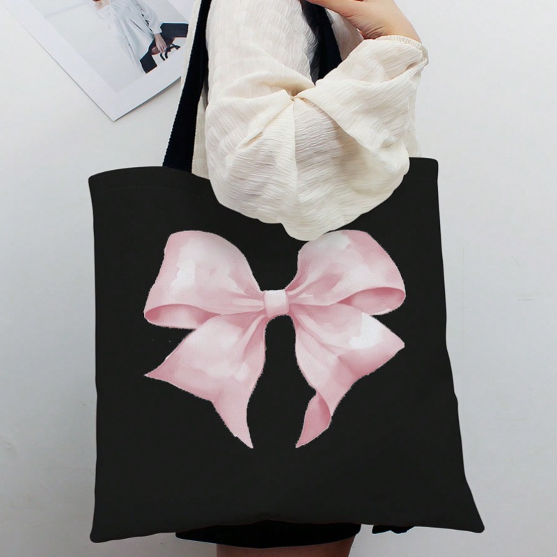 Ribbon Bow Gift - Torba na ramię z płótna z