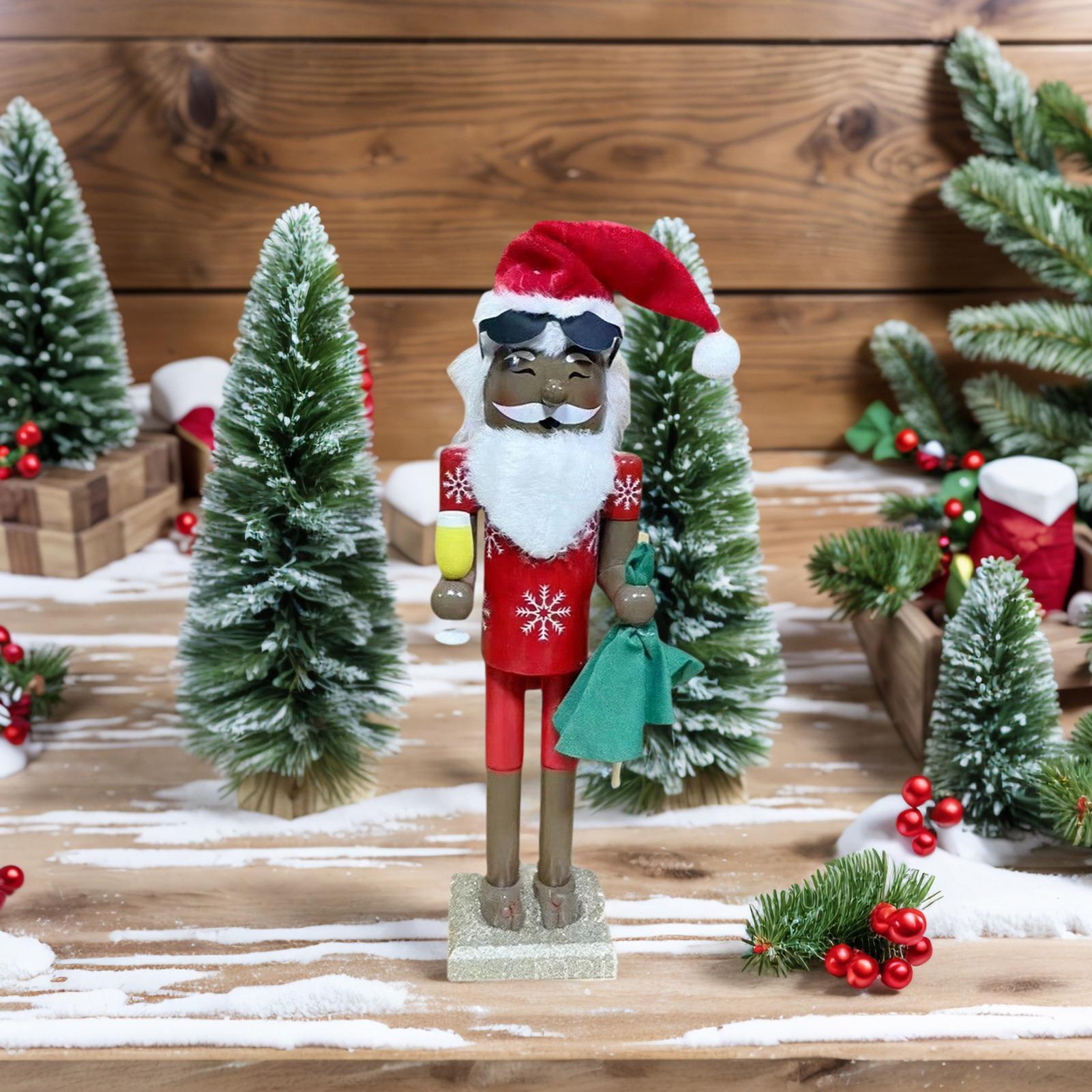 Nutcracker Figurine - Ozdoby Dziadka do Orzechów Świąteczne Afrykański