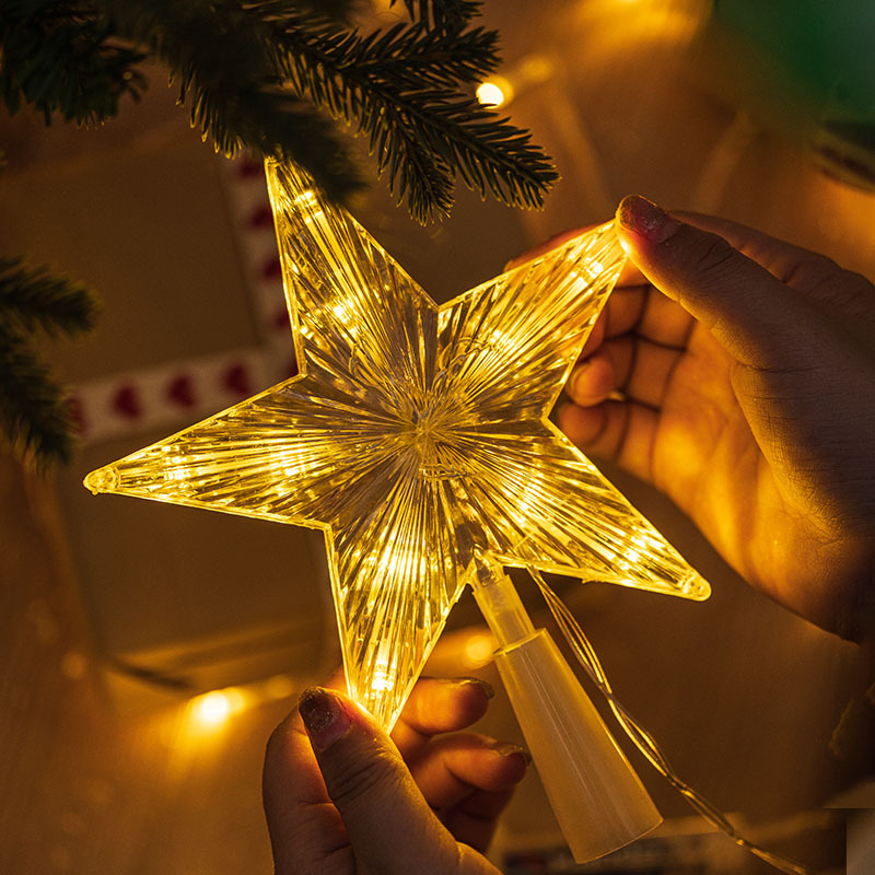 Star Tree Topper - Gwiazda na szczyt choinki 15/19/23 cm,