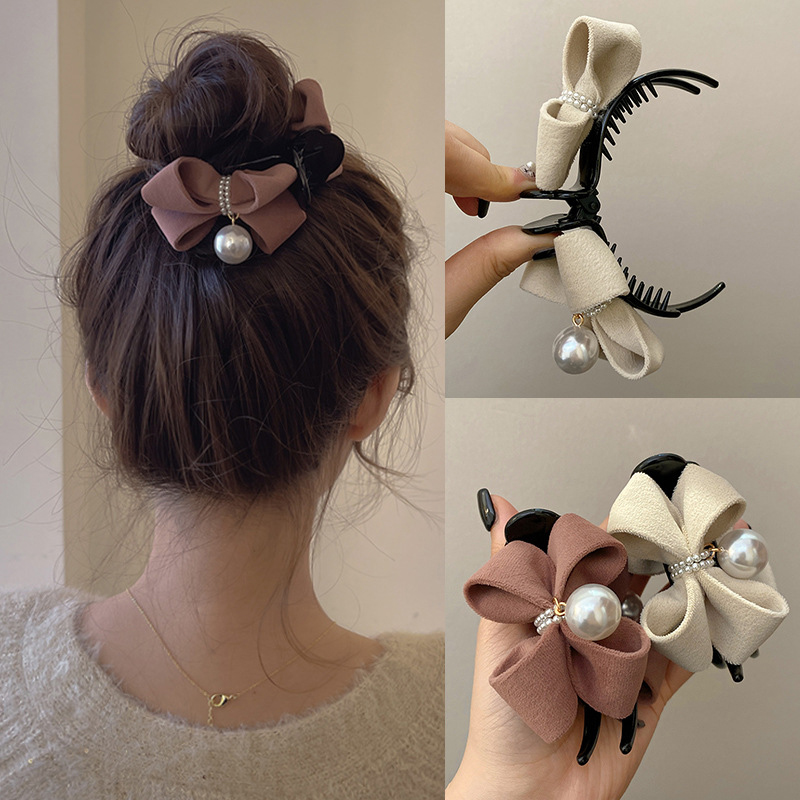 Ribbon Bow Gift - 1PC piękna nowa perła kokardka do