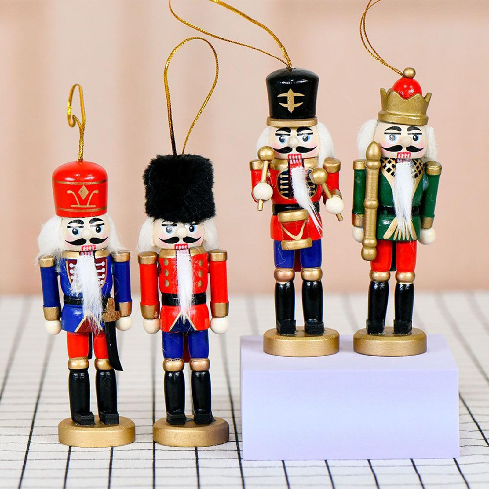Nutcracker Figurine - Ozdoby świąteczne Dziadki do Orzechów, drewniane