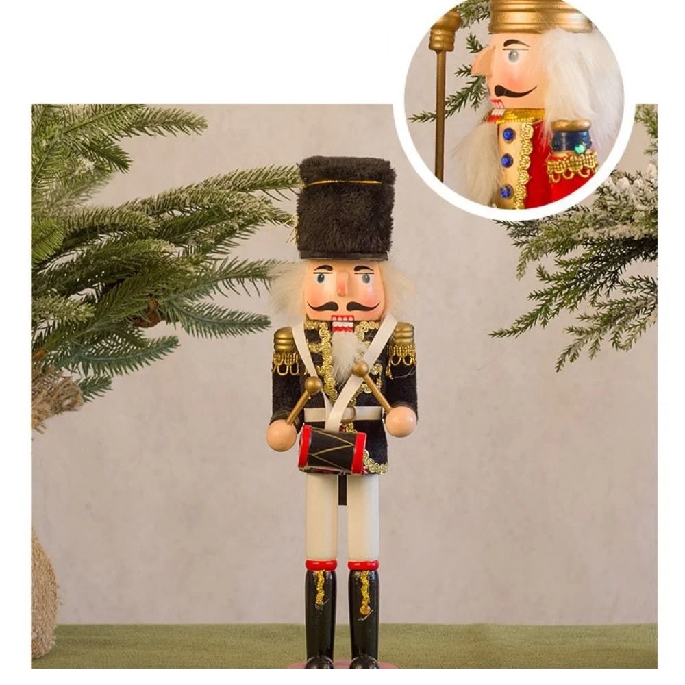 Nutcracker Figurine - Akcesoria do Adwentu Vintage Świąteczny Dziadek