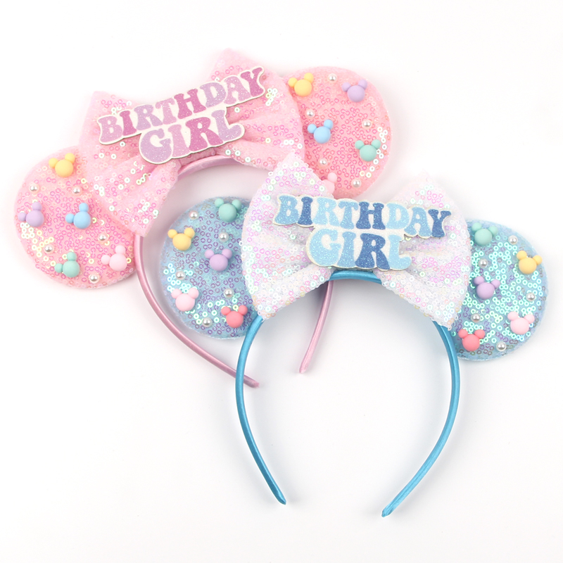 Ribbon Bow Gift - Opaski na urodziny dla dziewczynek z