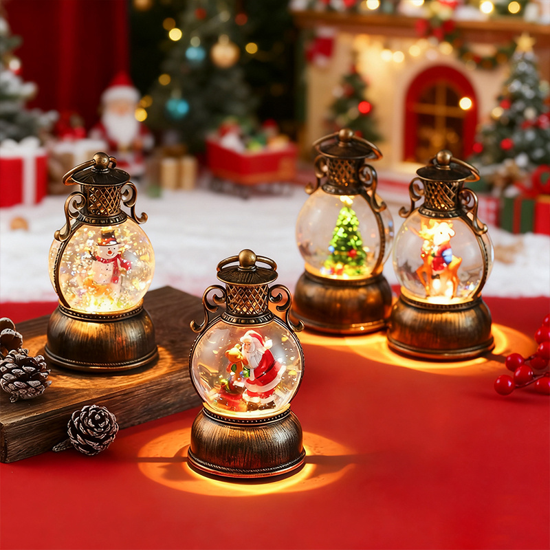Snow Globe Musical - Muzyczna karuzela w stylu vintage z