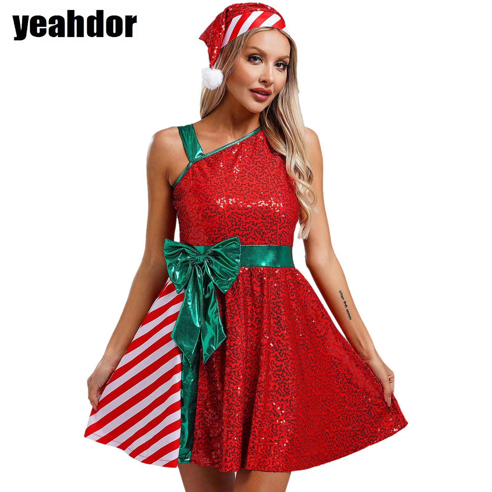 Elf Costume Christmas - Strój Świętego Mikołaja na Boże Narodzenie,