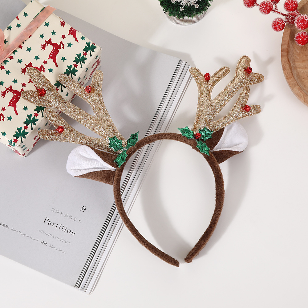 Reindeer Antlers Headband - 1 szt. Kostium Jelenia dla Dorosłych