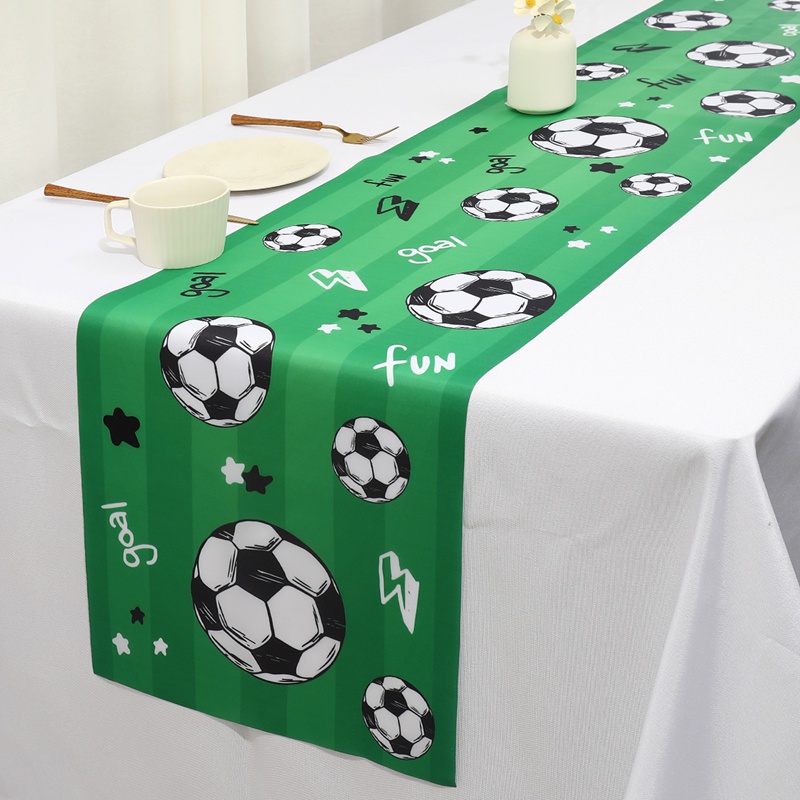 Christmas Table Runner - 1szt Piłka nożna / Piłka nożna