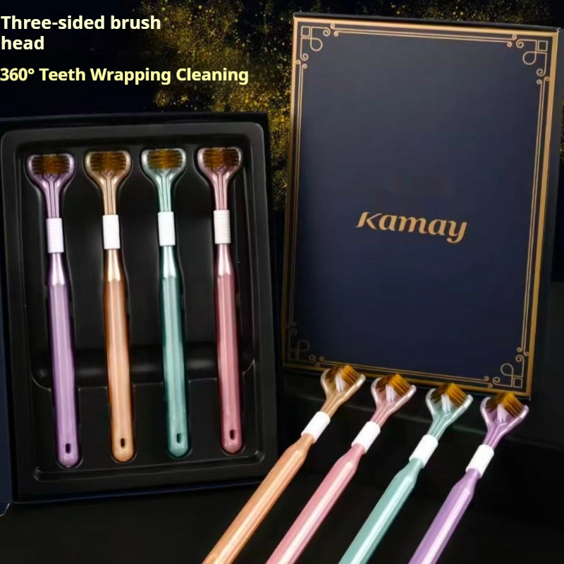 Gift Box Wrap Set - 4-częściowy zestaw szczoteczek do zębów w
