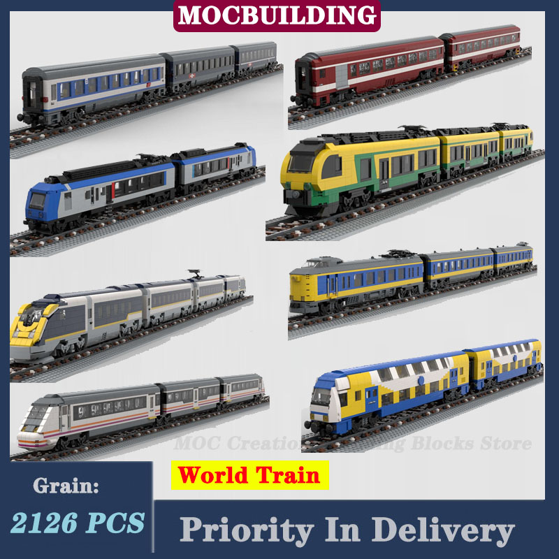 Lego Set City - MOC City 220 klasy Diesel Train