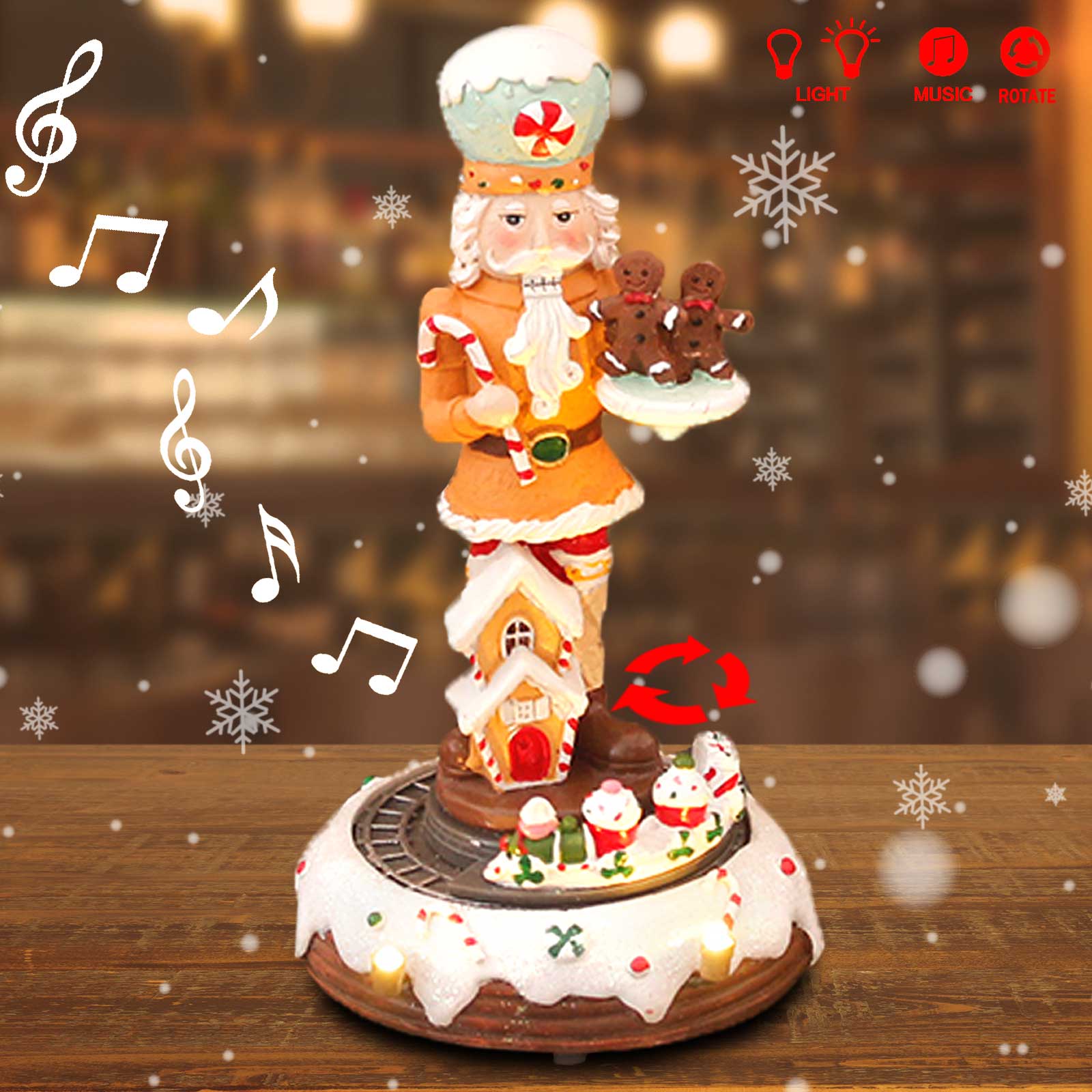 Nutcracker Figurine - Świąteczna kolekcja piernikowych dziadków do orzechów