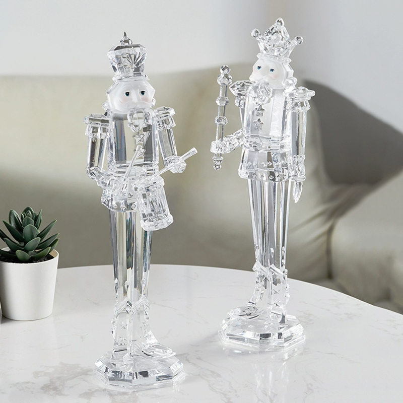 Nutcracker Figurine - Akrylowe figurki postaci, ozdoba rzeźba żołnierza