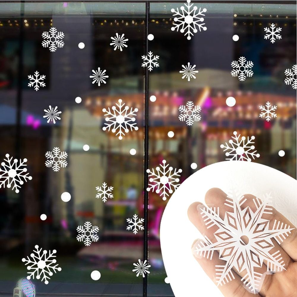 30 sztuk pcv świąteczne płatki – Snowflake Window Decal recenzja i cena