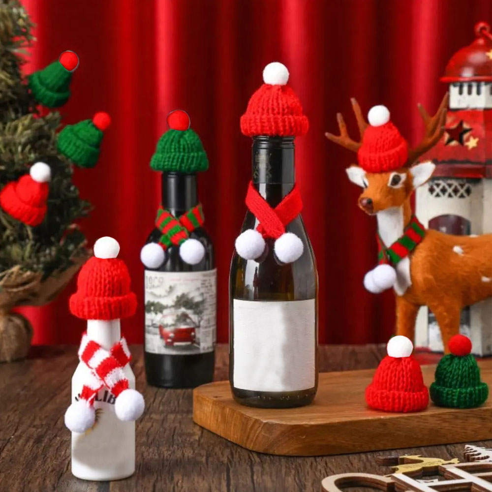 10 sztuk 3.5x5cm Mini świątecz – Santa Hat Plush recenzja i cena