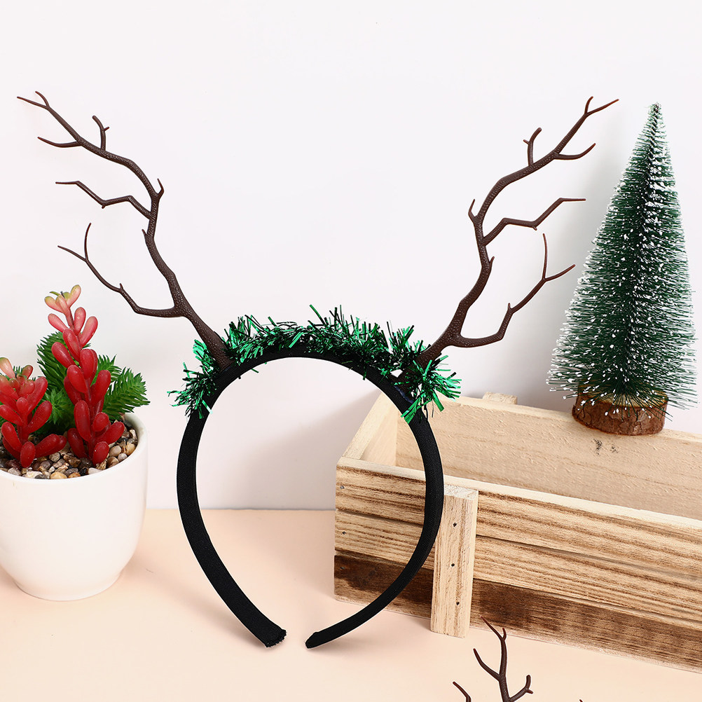 16 szt. Świąteczne opaski na g – Reindeer Antlers Headband recenzja i cena