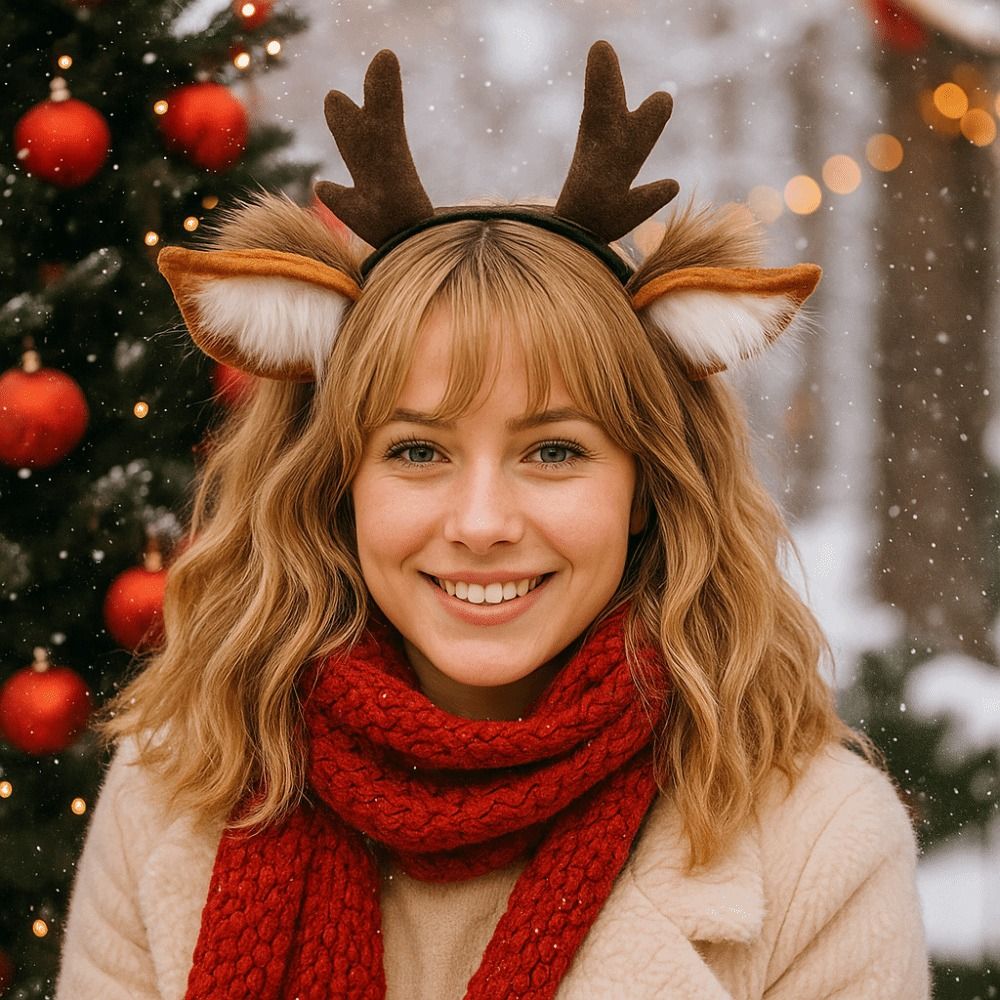 Opaska na głowę unisex z uszam – Reindeer Antlers Headband recenzja i cena