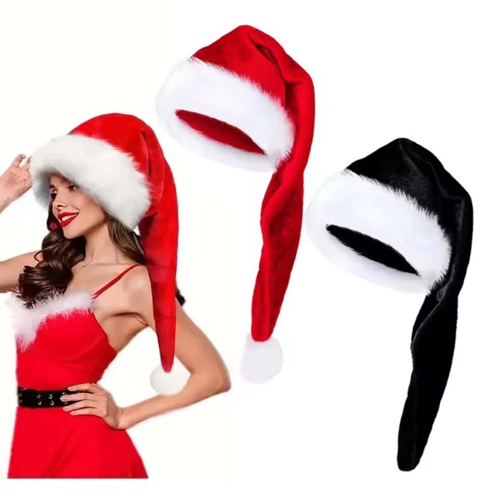Długa pluszowa czapka świątecz – Santa Hat Plush recenzja i cena