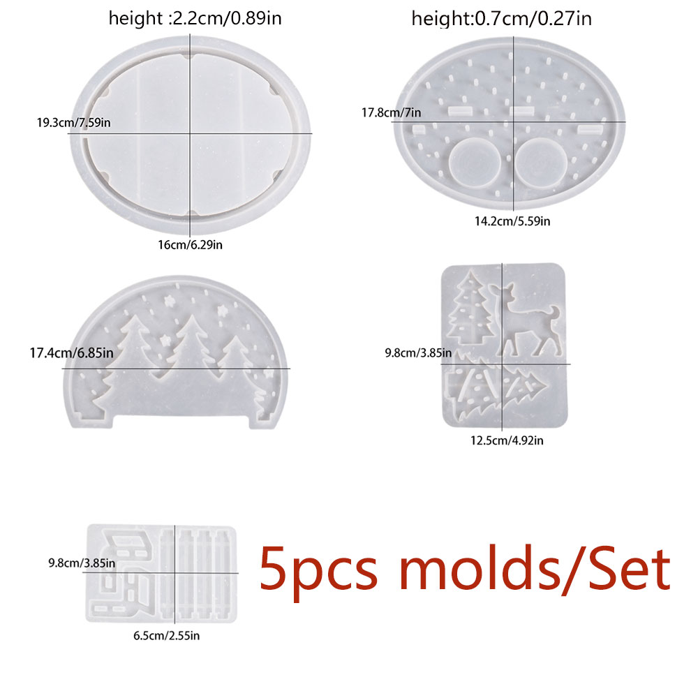 Formy silikonowe na świeczniki – Holiday Candle Set recenzja i cena