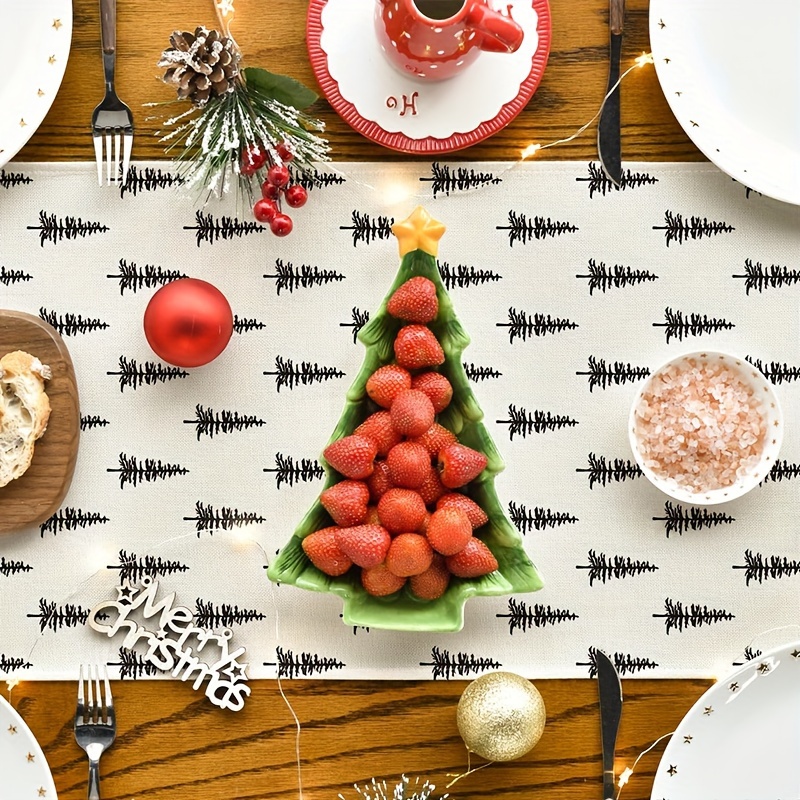Prosty bieżnik na stół z motyw – Christmas Table Runner recenzja i cena