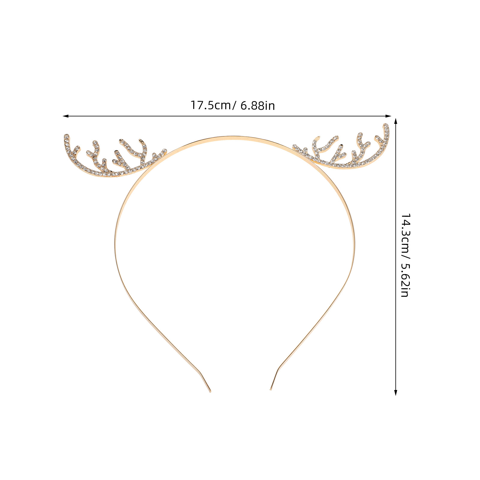 Opaska do włosów z rogami reni – Reindeer Antlers Headband recenzja i cena