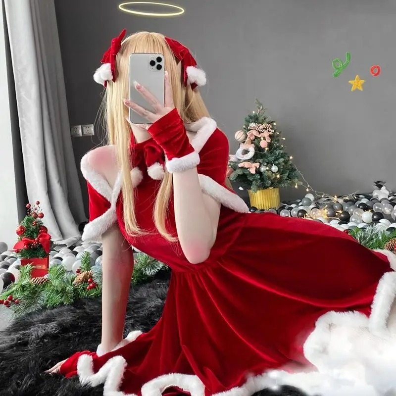 Kostium Świąteczny Cosplay Suk – Elf Costume Christmas recenzja i cena