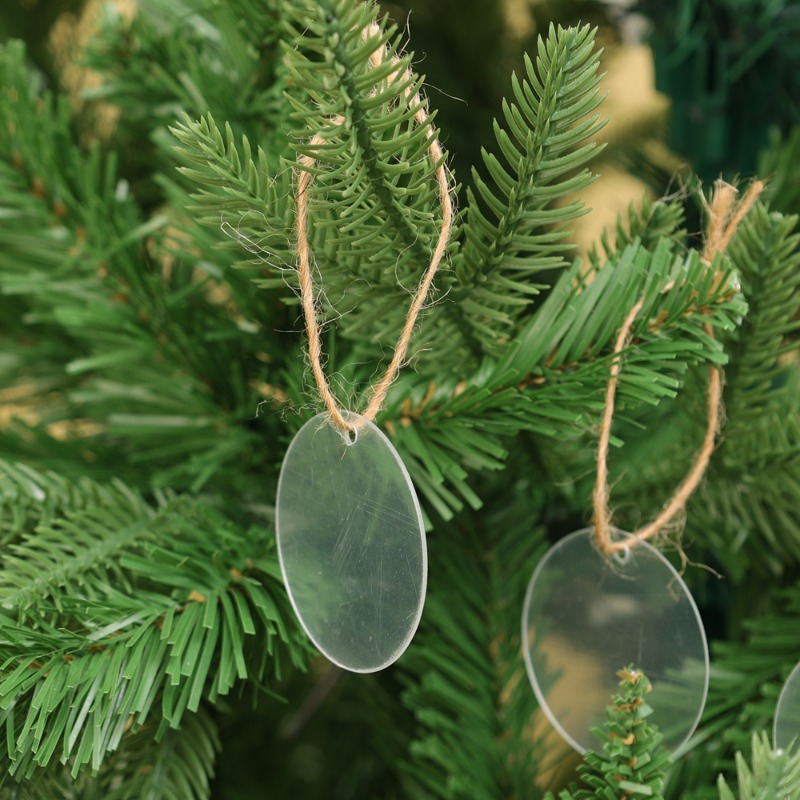 5/100x Przezroczyste Akrylowe  – Christmas Stocking Hanging recenzja i cena