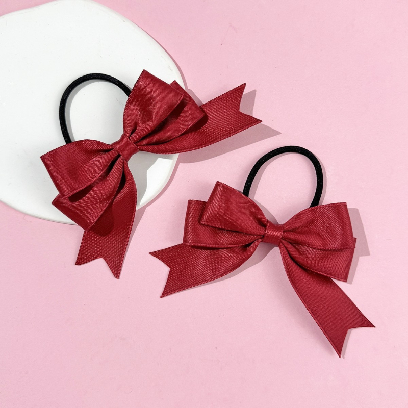 2 sztuki gumek do włosów z kok – Ribbon Bow Gift recenzja i cena