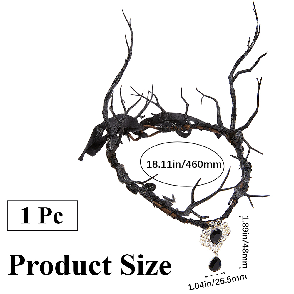 Czarna opaska na głowę wróżki  – Reindeer Antlers Headband recenzja i cena