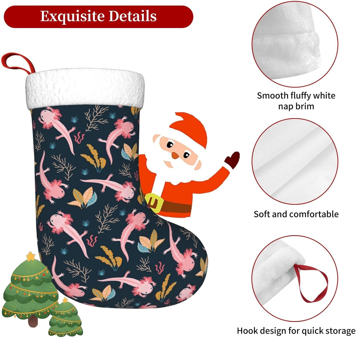 Urocze świąteczne skarpety z a – Christmas Stocking Hanging recenzja i cena
