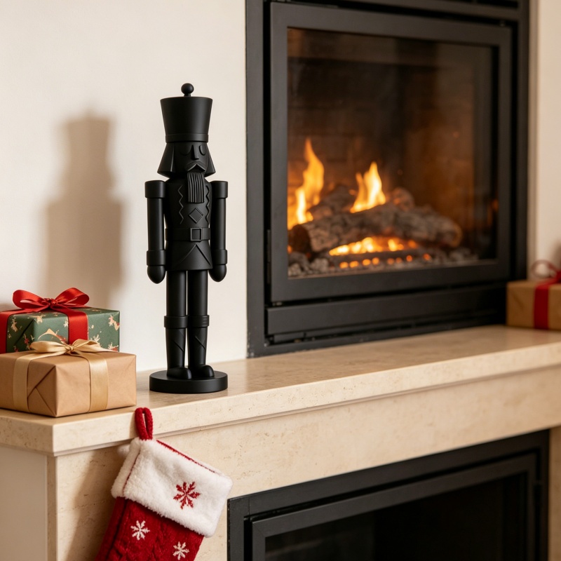 Minimalistyczna czarna figurka – Nutcracker Figurine recenzja i cena