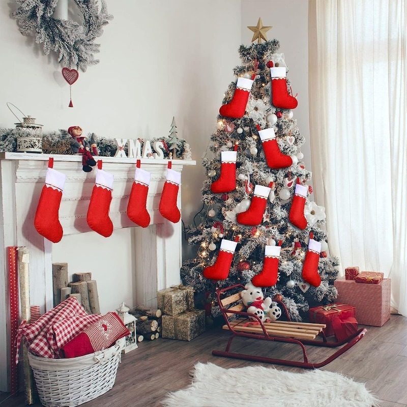 Dwustronne świąteczne skarpety – Christmas Stocking Hanging recenzja i cena