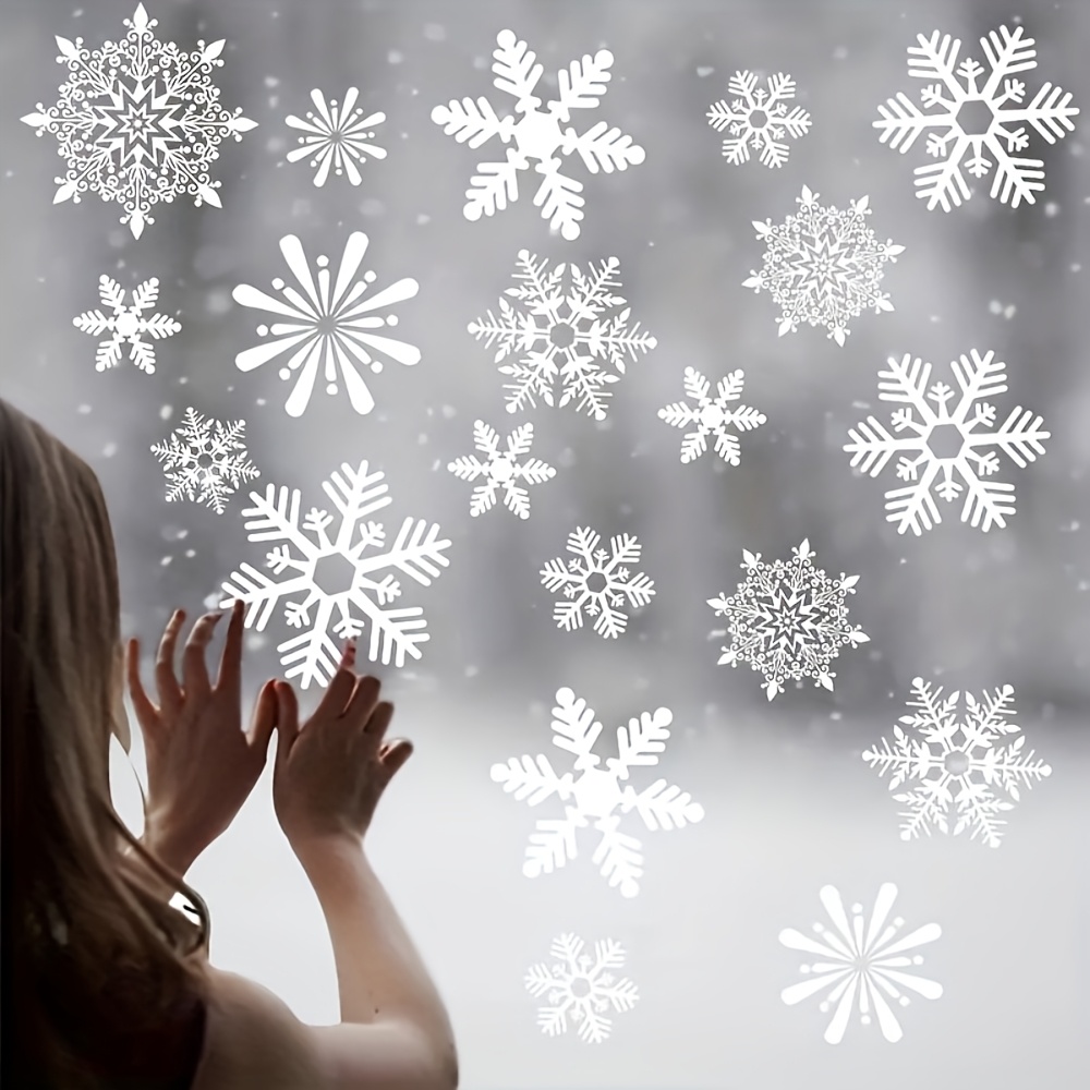 137 szt. Zimowe naklejki elekt – Snowflake Window Decal recenzja i cena