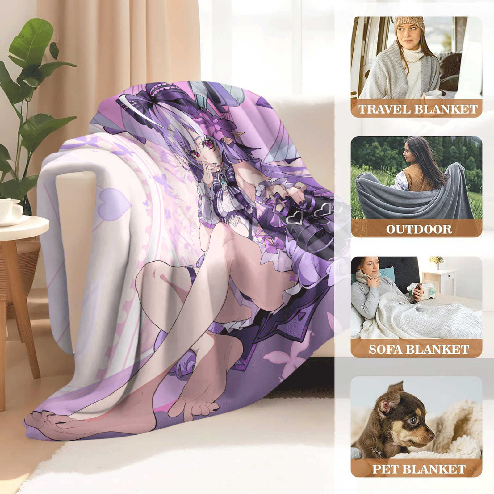 Koc flanelowy Cartoon Zenless  – Christmas Throw Blanket recenzja i cena