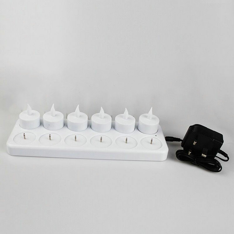 Zestaw 12 ładowalnych, bezpłom – Holiday Candle Set recenzja i cena