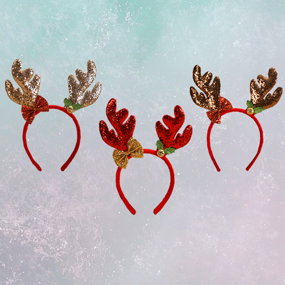 3 szt. Opaski na głowę z rogam – Reindeer Antlers Headband recenzja i cena