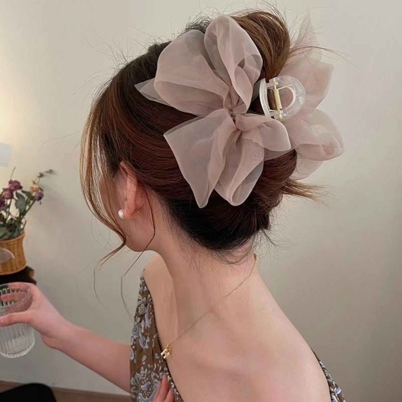1 szt. Modna siateczkowa spink – Ribbon Bow Gift recenzja i cena
