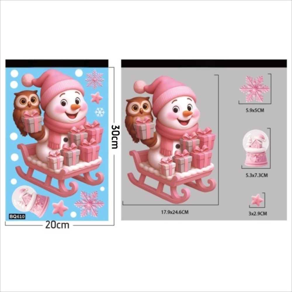 Naklejki na okna z PVC, śnieży – Snowflake Window Decal recenzja i cena