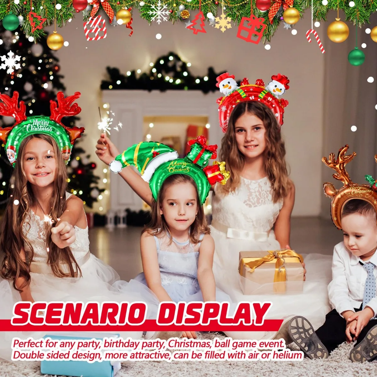 Świąteczne nadmuchiwane opaski – Reindeer Antlers Headband recenzja i cena
