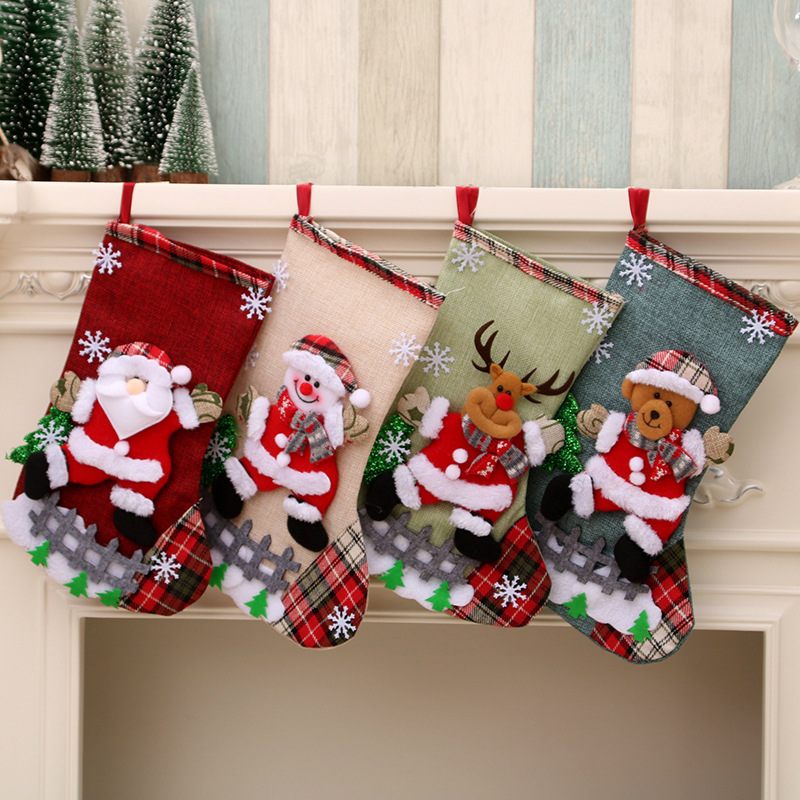 Duże skarpety świąteczne 31 cm – Christmas Stocking Hanging recenzja i cena
