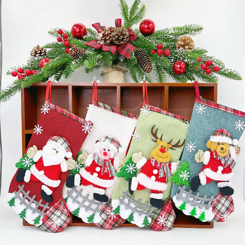 Duże skarpety świąteczne 31 cm – Christmas Stocking Hanging recenzja i cena