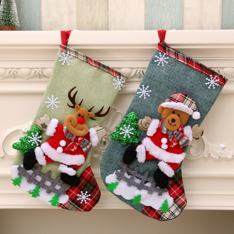 Duże skarpety świąteczne 31 cm – Christmas Stocking Hanging recenzja i cena