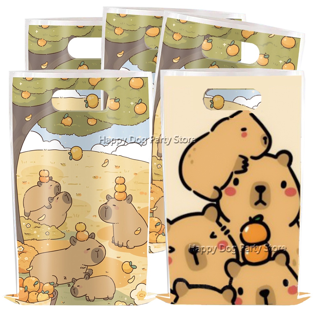 Cartoon Capybara Party Supplie – Gift Box Wrap Set recenzja i cena