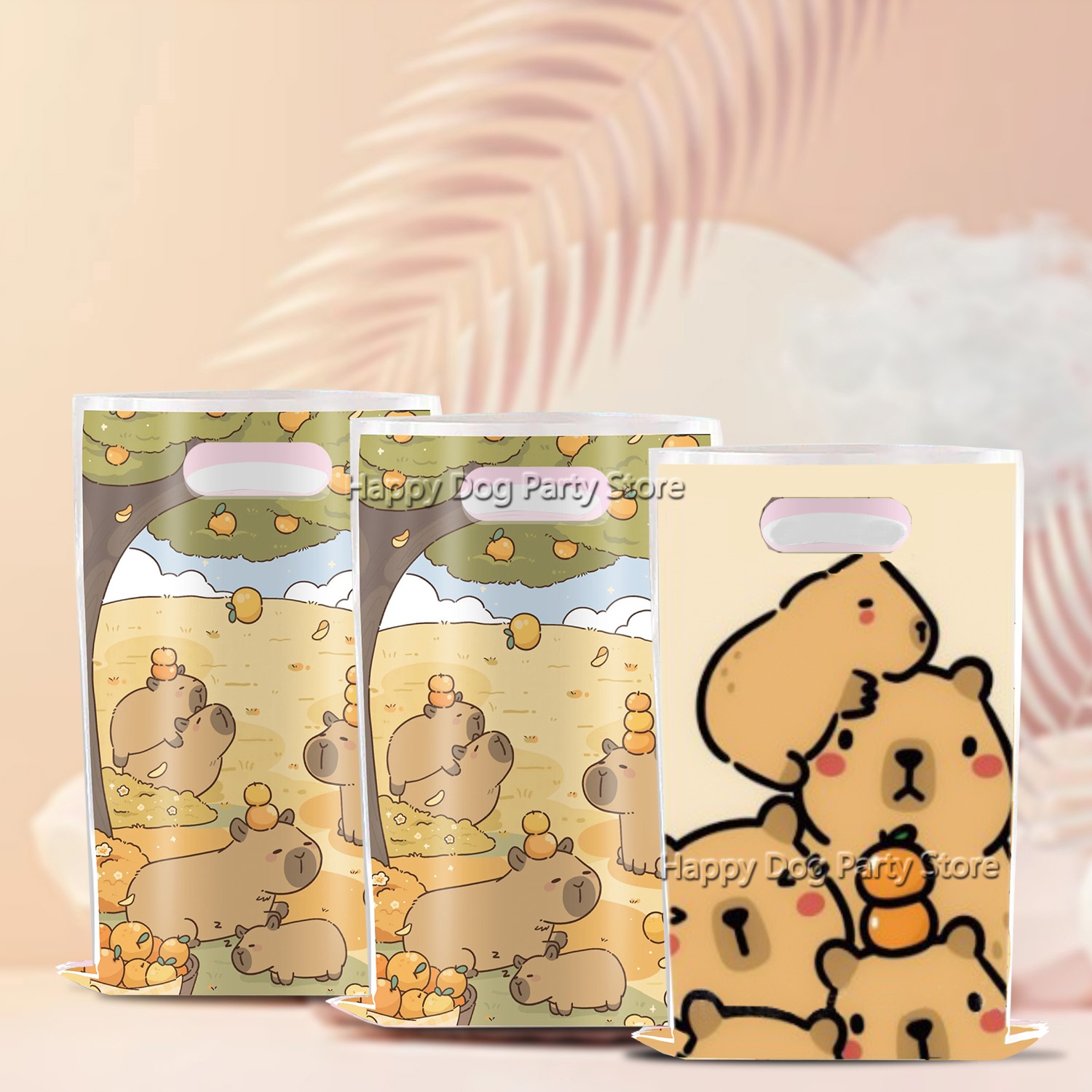 Cartoon Capybara Party Supplie – Gift Box Wrap Set recenzja i cena