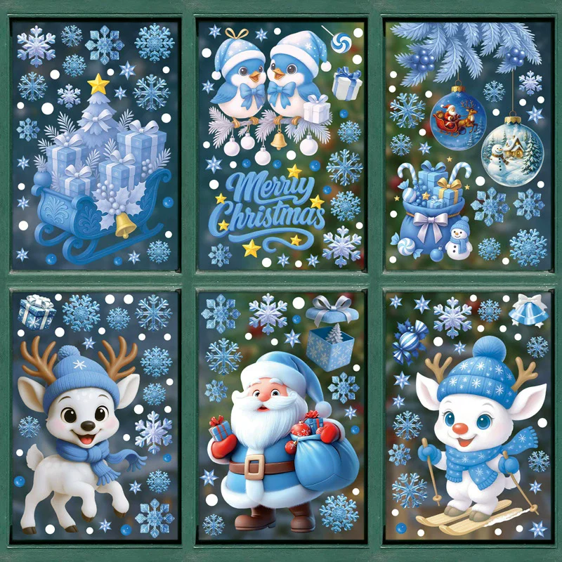 Samoprzylepne naklejki świątec – Snowflake Window Decal recenzja i cena