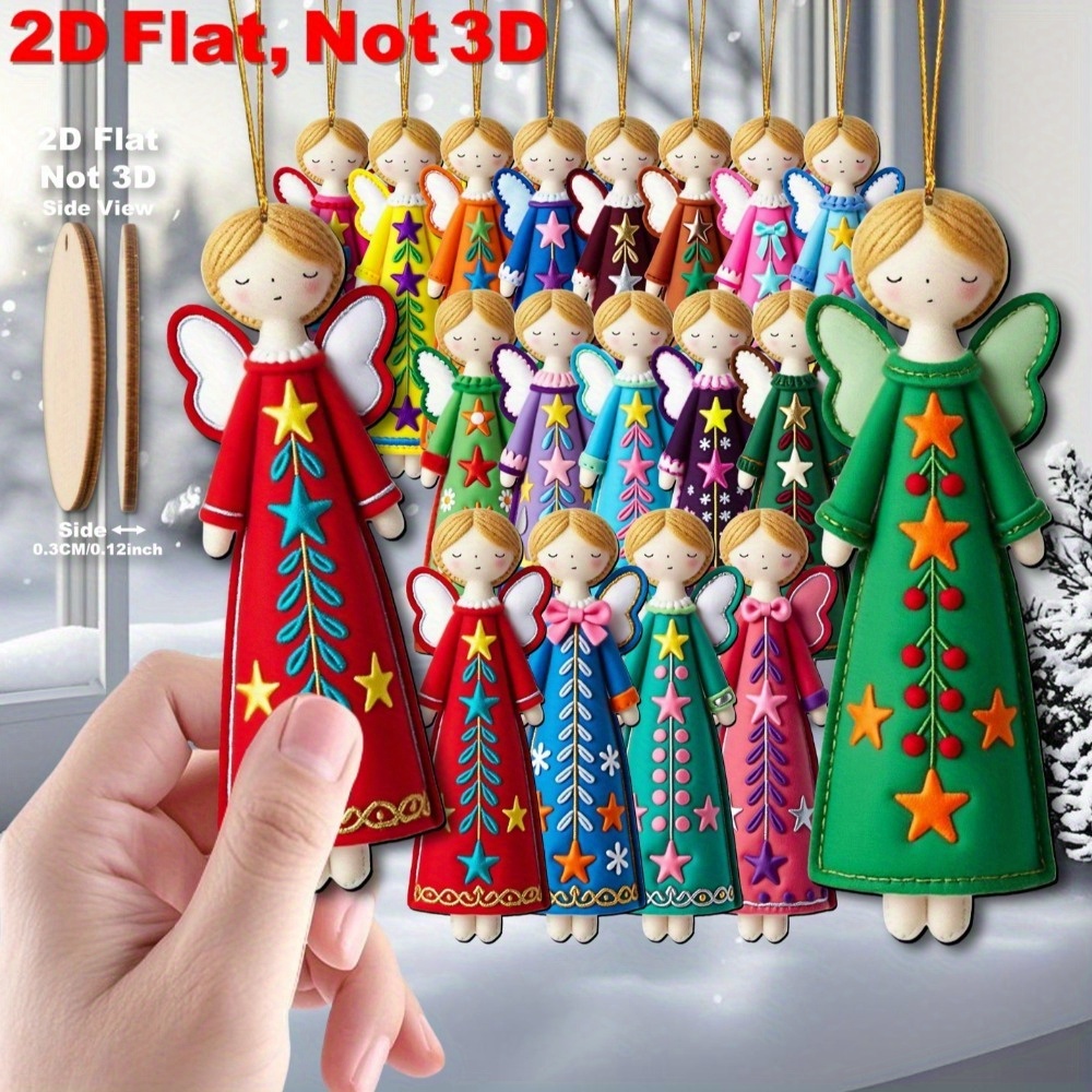 16 sztuk kolorowych ozdób anio – Star Tree Topper recenzja i cena