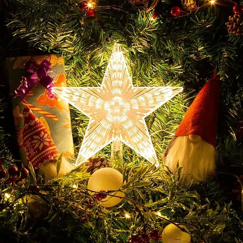 15cm Świąteczna Dekoracja Świe – Star Tree Topper recenzja i cena