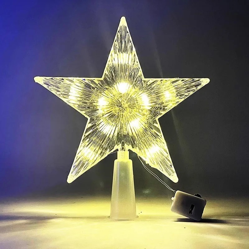 15cm Świąteczna Dekoracja Świe – Star Tree Topper recenzja i cena