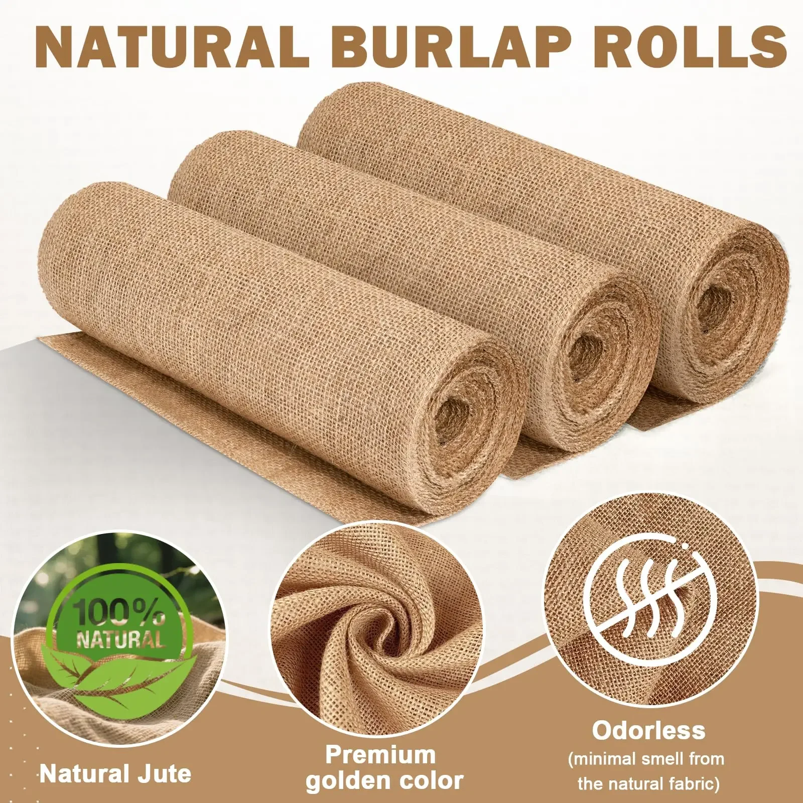 Nowa Beżowa Rolka Juty 30cmx10 – Christmas Table Runner recenzja i cena