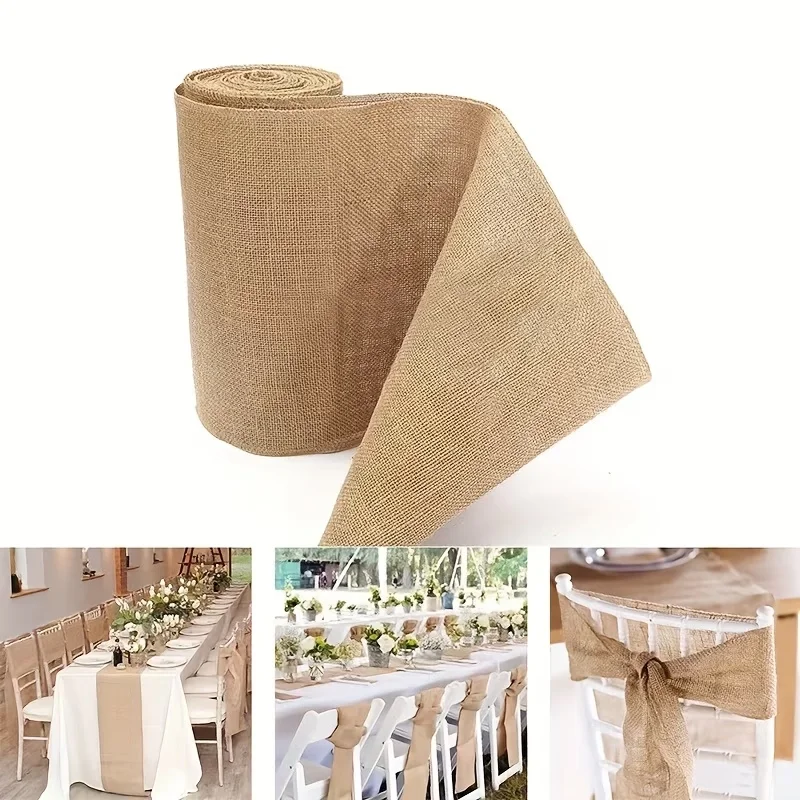 Nowa Beżowa Rolka Juty 30cmx10 – Christmas Table Runner recenzja i cena