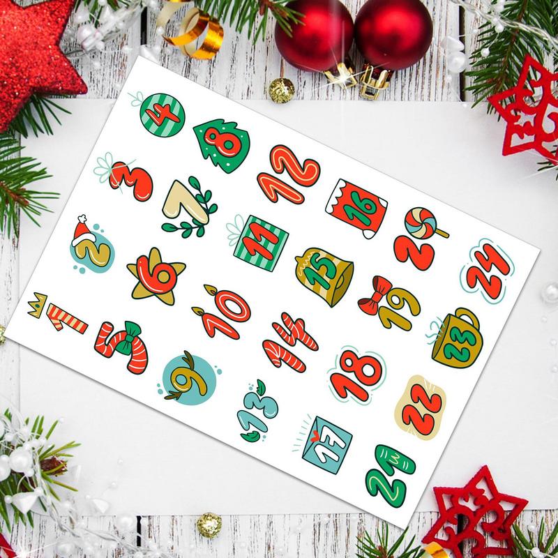 Wesołych Świąt Naklejki Kalend – Advent Calendar Gift recenzja i cena