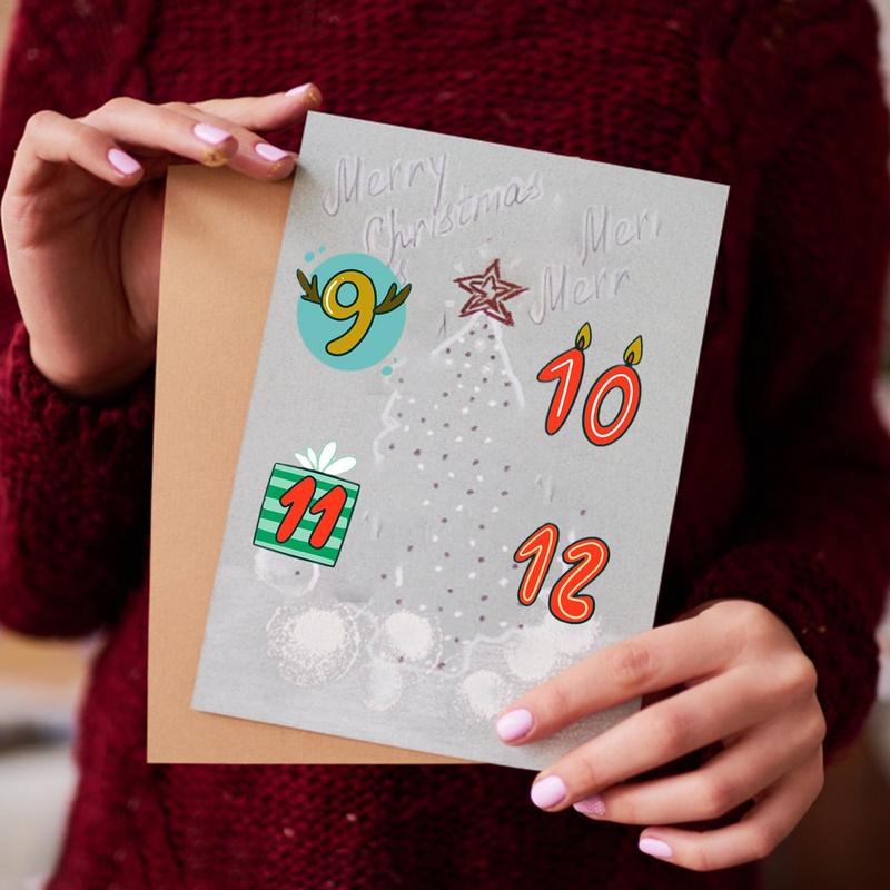 Wesołych Świąt Naklejki Kalend – Advent Calendar Gift recenzja i cena